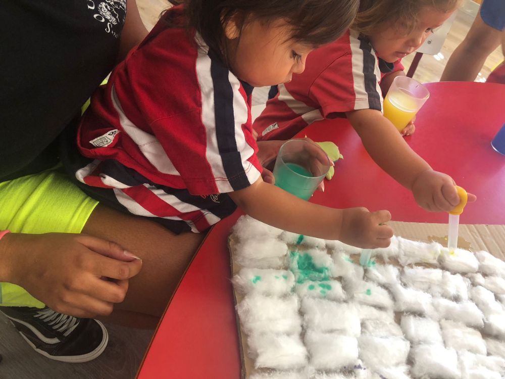 Actividades sensoriales para bebés de 6 a 12 meses. Ciclo superior infantil, taller para alumnos del colegio el divino pastor de málaga. primer dia de guarderia bebe 1 año