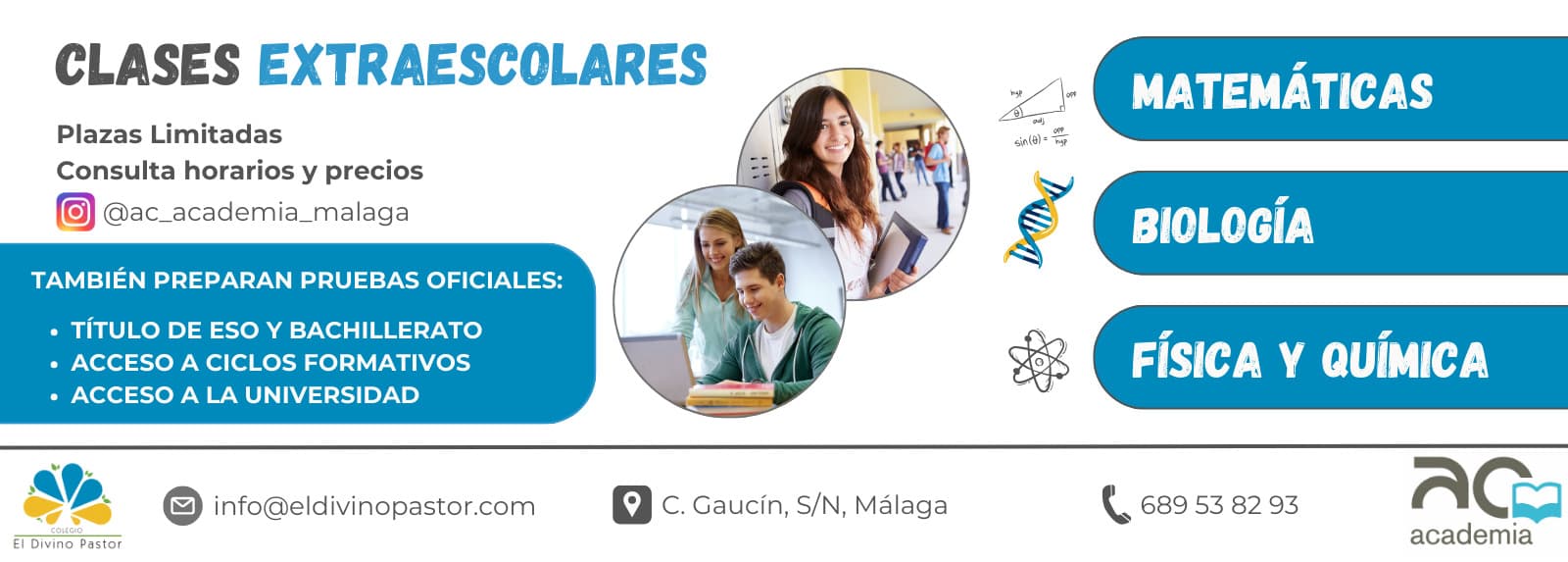 Estudiantes participando en clases extracurriculares de ciencias en un colegio bilingüe en Málaga